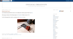 Desktop Screenshot of cyclicalcreativity.blogspot.com