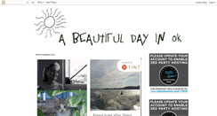 Desktop Screenshot of abeautifuldayinok.blogspot.com