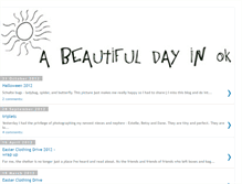 Tablet Screenshot of abeautifuldayinok.blogspot.com