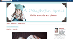 Desktop Screenshot of adelightfulspace.blogspot.com