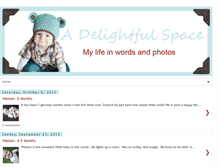 Tablet Screenshot of adelightfulspace.blogspot.com