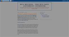 Desktop Screenshot of hcg-recipes.blogspot.com