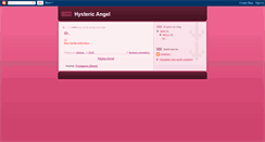 Desktop Screenshot of hystericangel.blogspot.com