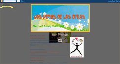 Desktop Screenshot of losretosdelasdivas.blogspot.com