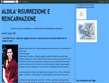 Tablet Screenshot of aldilarisurrezionereincarnazione.blogspot.com