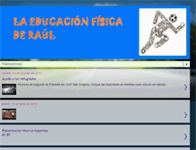 Tablet Screenshot of laeducacionfisicaderaul.blogspot.com