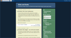 Desktop Screenshot of dinksanddunks.blogspot.com