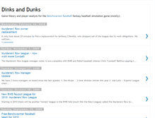 Tablet Screenshot of dinksanddunks.blogspot.com