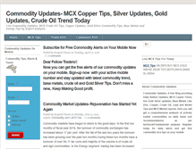 Tablet Screenshot of commodity-updates.blogspot.com