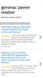 Mobile Screenshot of generacpowerwasher.blogspot.com