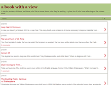 Tablet Screenshot of abookwithaview.blogspot.com