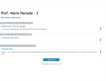 Tablet Screenshot of professormariohanada-2.blogspot.com