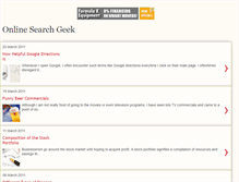 Tablet Screenshot of onlinesearchgeek.blogspot.com