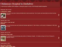 Tablet Screenshot of chidamoyohospitalinzimbabwe.blogspot.com