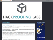 Tablet Screenshot of hackproofing.blogspot.com