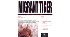 Desktop Screenshot of migranttiger.blogspot.com