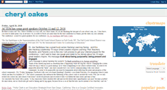 Desktop Screenshot of cheryloakes50.blogspot.com