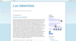 Desktop Screenshot of loslaberintos.blogspot.com