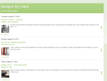 Tablet Screenshot of designsbymara.blogspot.com