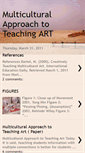 Mobile Screenshot of multiculturalapproachtoteachingart.blogspot.com