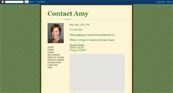 Desktop Screenshot of contactamy.blogspot.com