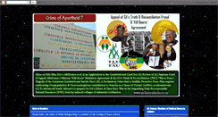 Desktop Screenshot of crime-of-apartheid.blogspot.com