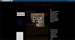 Desktop Screenshot of justastayathomewife.blogspot.com