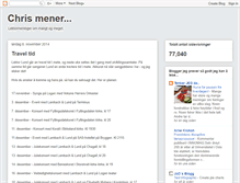 Tablet Screenshot of chrismener.blogspot.com