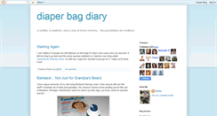 Desktop Screenshot of diaperbagdiary.blogspot.com