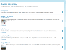 Tablet Screenshot of diaperbagdiary.blogspot.com