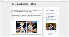 Desktop Screenshot of indianexpresss.blogspot.com