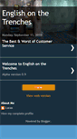 Mobile Screenshot of englishonthetrenches.blogspot.com