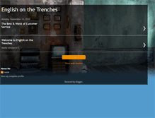 Tablet Screenshot of englishonthetrenches.blogspot.com