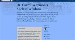 Desktop Screenshot of carrolwaymon.blogspot.com