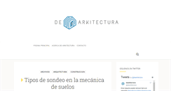 Desktop Screenshot of dearkitectura.blogspot.com