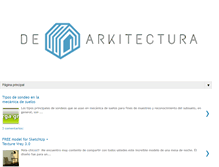 Tablet Screenshot of dearkitectura.blogspot.com