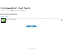 Tablet Screenshot of kumpulangamesportgratis.blogspot.com