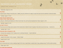 Tablet Screenshot of morivivere.blogspot.com