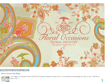 Tablet Screenshot of floraloccasions.blogspot.com