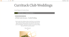 Desktop Screenshot of currituckclubweddings.blogspot.com