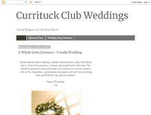 Tablet Screenshot of currituckclubweddings.blogspot.com