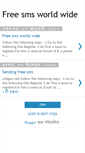 Mobile Screenshot of freesmsworldwide2000.blogspot.com