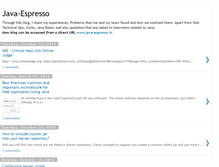 Tablet Screenshot of java-espresso.blogspot.com