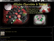 Tablet Screenshot of akhdanchocolate.blogspot.com