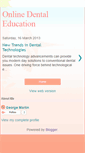 Mobile Screenshot of onlinedentaleducation.blogspot.com