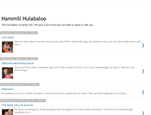 Tablet Screenshot of hammillhulabaloo.blogspot.com