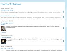 Tablet Screenshot of friendsofshannong.blogspot.com