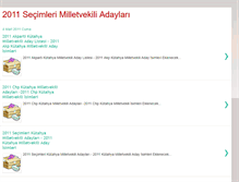 Tablet Screenshot of milletvekiliadaylari2011.blogspot.com