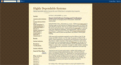 Desktop Screenshot of highlydependable.blogspot.com