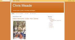 Desktop Screenshot of chrismeade.blogspot.com